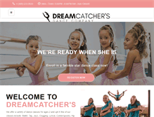 Tablet Screenshot of dreamcatchersdance.com